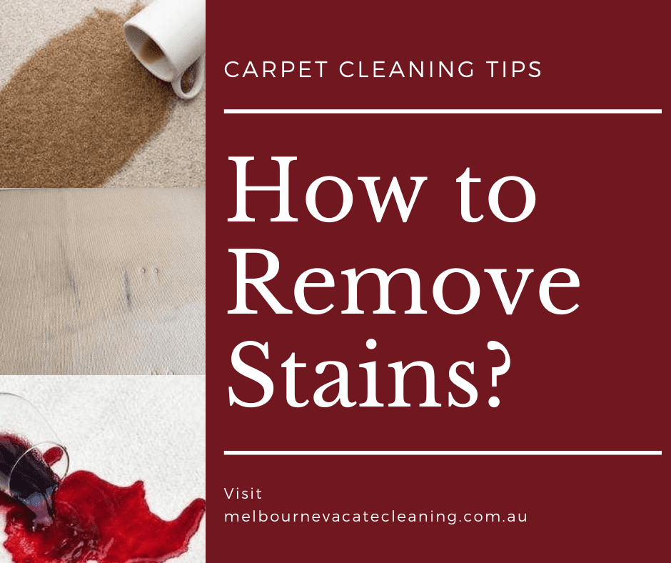 How to Remove Stains From the Carpet?
